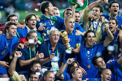 2006年ワールドカップイタリア代表の栄光と勇気