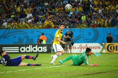 ワールドカップ2014日本対コロンビアの戦い